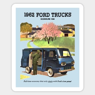 1962 FORD TRUCKS - advert Sticker